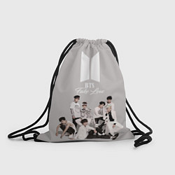 Рюкзак-мешок BTS - Take love, цвет: 3D-принт