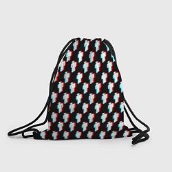 Рюкзак-мешок BILLIE EILISH GLITCH, цвет: 3D-принт