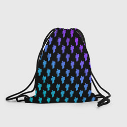 Рюкзак-мешок Billie Eilish: Neon Pattern, цвет: 3D-принт
