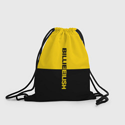 Рюкзак-мешок BILLIE EILISH: Yellow & Black, цвет: 3D-принт