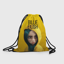 Рюкзак-мешок BILLIE EILISH: Yellow Girl, цвет: 3D-принт