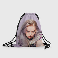 Рюкзак-мешок BILLIE EILISH: Puprle Mood, цвет: 3D-принт
