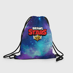 Мешок для обуви BRAWL STARS лого в космосе