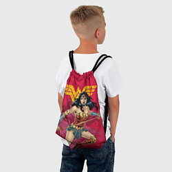 Рюкзак-мешок Wonder Woman, цвет: 3D-принт — фото 2