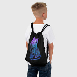 Рюкзак-мешок Кошка, цвет: 3D-принт — фото 2