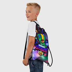 Рюкзак-мешок BRAWL STARS НОВОГОДНИЙ, цвет: 3D-принт — фото 2