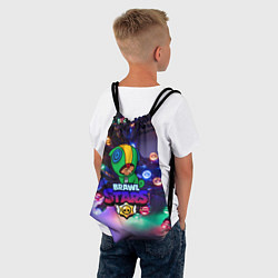 Рюкзак-мешок BRAWL STARS НОВОГОДНИЙ, цвет: 3D-принт — фото 2