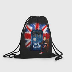 Рюкзак-мешок Doctor Who: Bad Wolf, цвет: 3D-принт