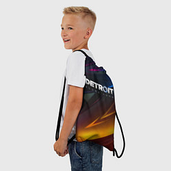 Рюкзак-мешок DETROIT BECOME HUMAN, цвет: 3D-принт — фото 2