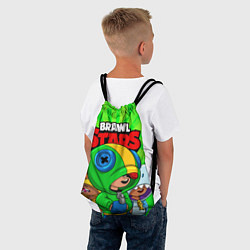 Рюкзак-мешок BRAWL STARS LEON, цвет: 3D-принт — фото 2