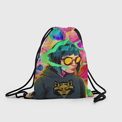 Рюкзак-мешок Девушка На Стиле, цвет: 3D-принт