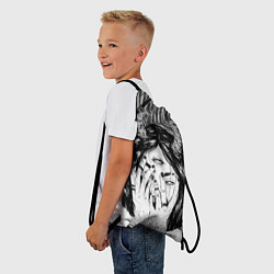 Рюкзак-мешок Чёртик, цвет: 3D-принт — фото 2