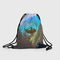 Рюкзак-мешок Счастье не за горами, цвет: 3D-принт