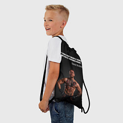 Рюкзак-мешок Conor McGregor: Motivation, цвет: 3D-принт — фото 2