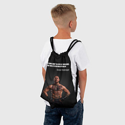 Рюкзак-мешок Conor McGregor: Motivation, цвет: 3D-принт — фото 2