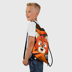 Рюкзак-мешок Рыжая лисичка, цвет: 3D-принт — фото 2