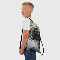 Рюкзак-мешок Бурый медведь, цвет: 3D-принт — фото 2