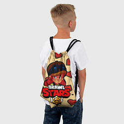 Рюкзак-мешок Brawl Stars - Jessie, цвет: 3D-принт — фото 2