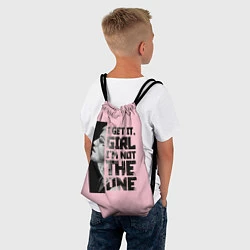 Рюкзак-мешок I Get It, Girl, цвет: 3D-принт — фото 2