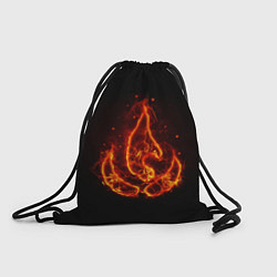 Рюкзак-мешок Fire, цвет: 3D-принт