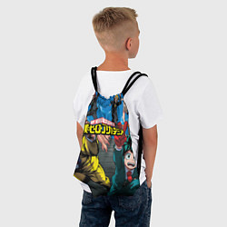Рюкзак-мешок My Hero Academia все герои, цвет: 3D-принт — фото 2