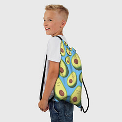 Рюкзак-мешок Авокадо паттерн, цвет: 3D-принт — фото 2
