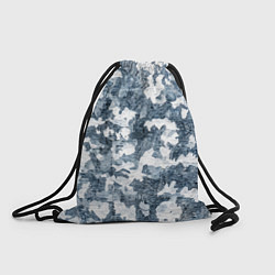 Рюкзак-мешок Камуфляж: зимний, цвет: 3D-принт