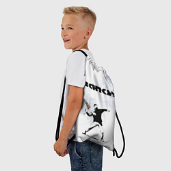 Рюкзак-мешок Banksy, цвет: 3D-принт — фото 2