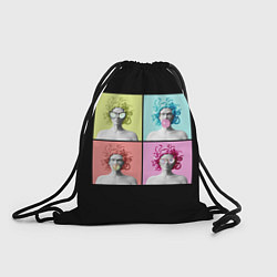 Рюкзак-мешок Медуза Горгона Pop Art, цвет: 3D-принт