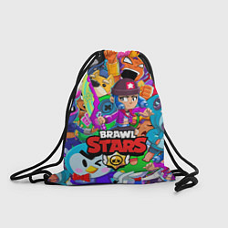 Рюкзак-мешок BRAWL STARS BIBI, цвет: 3D-принт