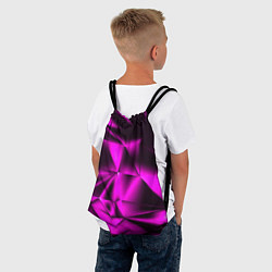 Рюкзак-мешок НЕОНОВАЯ ТЕКСТУРА, цвет: 3D-принт — фото 2