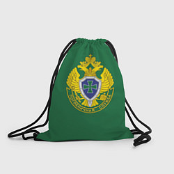 Рюкзак-мешок Пограничная служба зеленый, цвет: 3D-принт