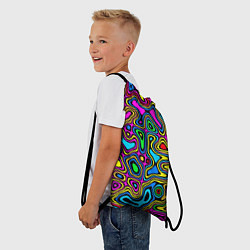 Рюкзак-мешок Психоделика, цвет: 3D-принт — фото 2