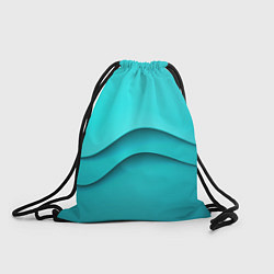 Рюкзак-мешок Волна, цвет: 3D-принт