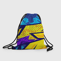 Рюкзак-мешок Bona Fide Одежда для фитнеса, цвет: 3D-принт