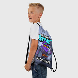 Рюкзак-мешок BRAWL STARS RICOCHET, цвет: 3D-принт — фото 2
