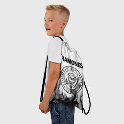 Рюкзак-мешок RAMONES, цвет: 3D-принт — фото 2