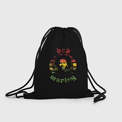 Рюкзак-мешок Боб Марли, цвет: 3D-принт
