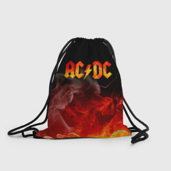 Рюкзак-мешок ACDC, цвет: 3D-принт