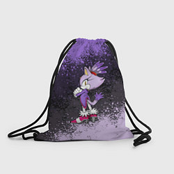 Рюкзак-мешок SONIC Blaze the Cat, цвет: 3D-принт