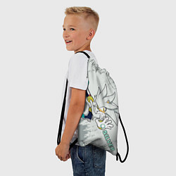 Рюкзак-мешок SONIC SILVER, цвет: 3D-принт — фото 2