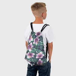 Рюкзак-мешок Тропический цветок, цвет: 3D-принт — фото 2