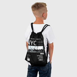 Рюкзак-мешок Off-White: NYC, цвет: 3D-принт — фото 2