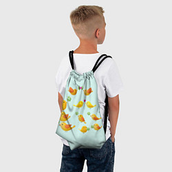 Рюкзак-мешок Птицы, цвет: 3D-принт — фото 2