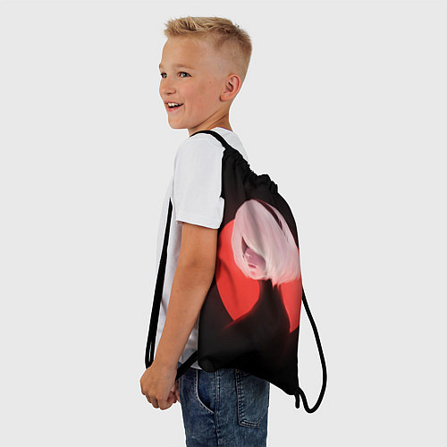 Мешок для обуви 2b Nier Black / 3D-принт – фото 3