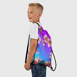 Рюкзак-мешок САКУРА ВИШНЯ, цвет: 3D-принт — фото 2