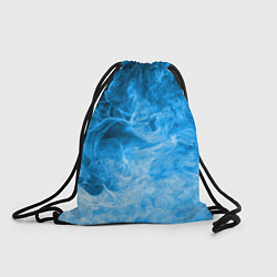 Рюкзак-мешок ОГОНЬ BLUE, цвет: 3D-принт