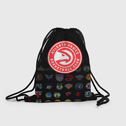 Рюкзак-мешок Atlanta Hawks 1, цвет: 3D-принт