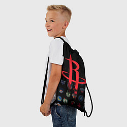 Рюкзак-мешок Houston Rockets 2, цвет: 3D-принт — фото 2