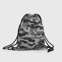 Рюкзак-мешок КАМУФЛЯЖ GRAY, цвет: 3D-принт